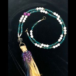 Boho Style Beaded Necklace